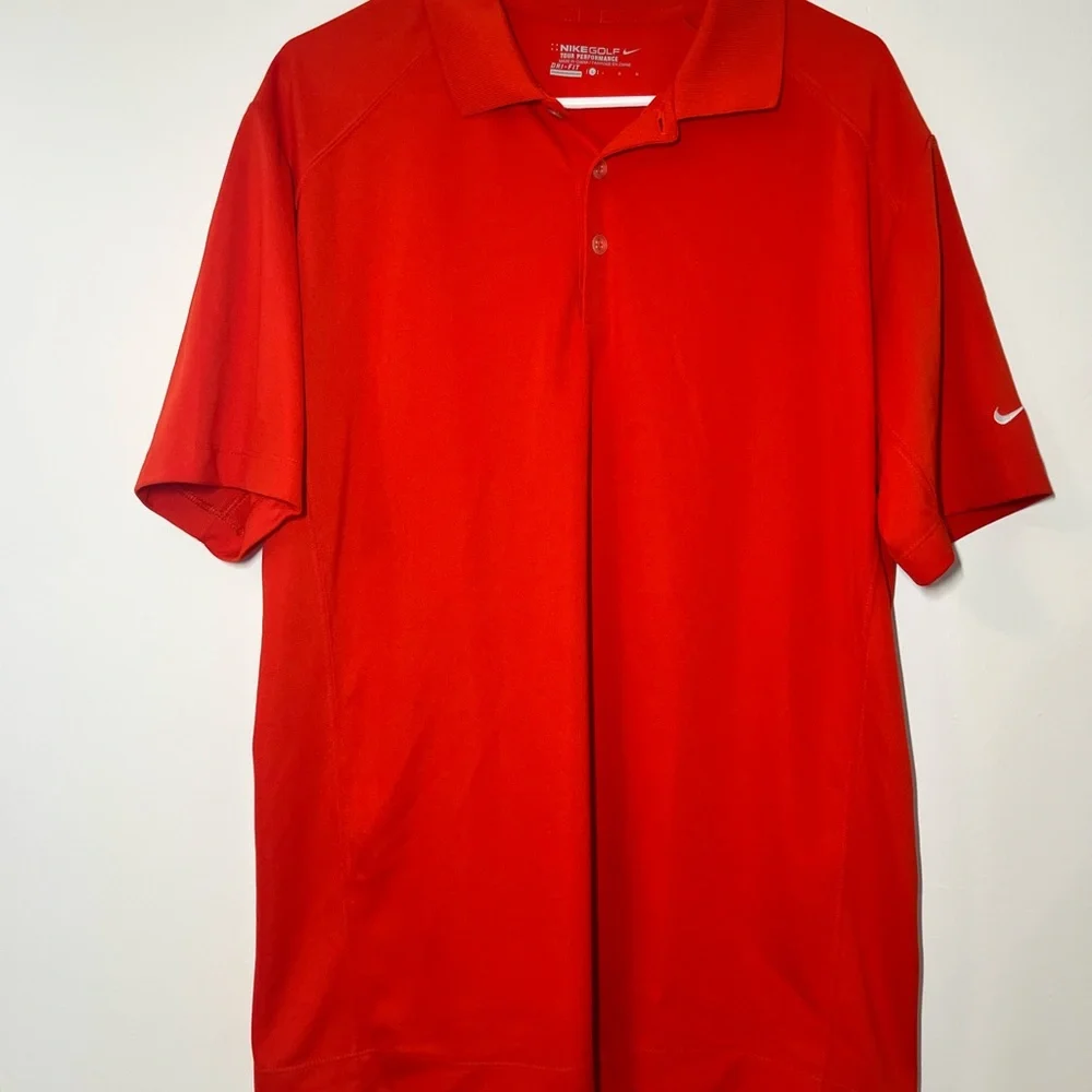 Nike Men's Classic Red Polo Shirt - Picture 1 of 10